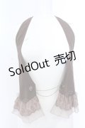 axes femme / シフォンチュールフリルホルターベスト M ブラウン O-25-05-18-086-AX-TO-OW-OS