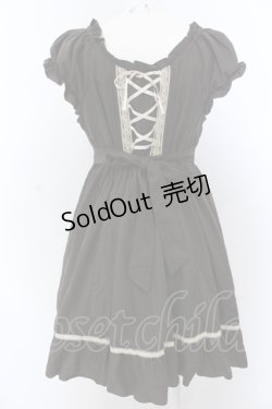 画像3: axes femme / 2wayフリル編み上げチュニックワンピース M ブラウン O-25-05-18-087-AX-TO-OW-OS