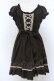 画像3: axes femme / 2wayフリル編み上げチュニックワンピース M ブラウン O-25-05-18-087-AX-TO-OW-OS (3)