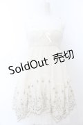 axes femme / 裾刺繍キャミチュニック M キナリ O-25-05-18-093-AX-TO-OW-OS