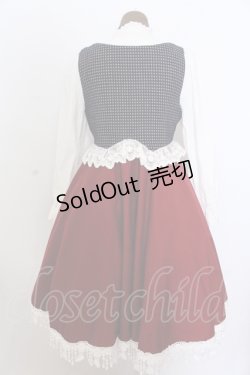 画像4: Favorite / マッドハッターワンピース M〜L キナリ×ネイビー×ワイン O-25-05-18-009-LO-OP-OW-ZT0722E