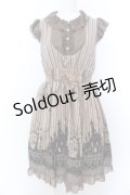 axes femme POETIQUE / ハロウィンメルヘン柄ワンピース M ブラウン O-25-05-18-095-AX-OP-OW-OS