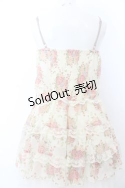 画像3: axes femme / 花柄ティアードキャミチュニ M キナリ O-25-05-18-096-AX-TO-OW-OS