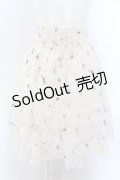 axes femme / ムーンキャットティアードスカート M キナリ O-25-05-18-017-AX-SK-OW-OS