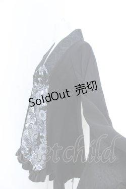 画像2: Qutie Frash / 2024年プレミアム-朧月-着物カーデ  ブラック O-25-05-18-027-QU-TO-IG-OS