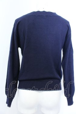 画像2: axes femme / スノーノルディックニット M ネイビー O-25-05-18-031-AX-TO-IG-OS