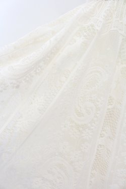 画像2: axes femme / オーナメントレーススカート M アイボリー O-25-05-18-032-AX-SK-IG-OS