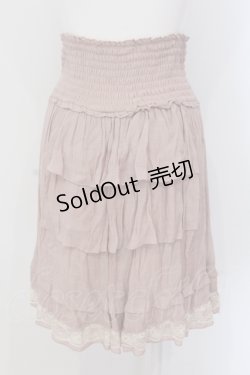 画像2: axes femme / ティアードフリルスカート M ピンク O-25-05-19-041-AX-SK-OW-OS