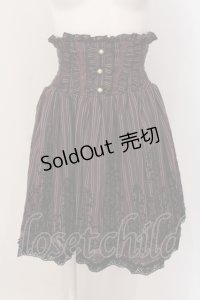 axes femme / レジメンタルハイウエストスカート M ワイン O-25-05-19-045-AX-SK-OW-OS