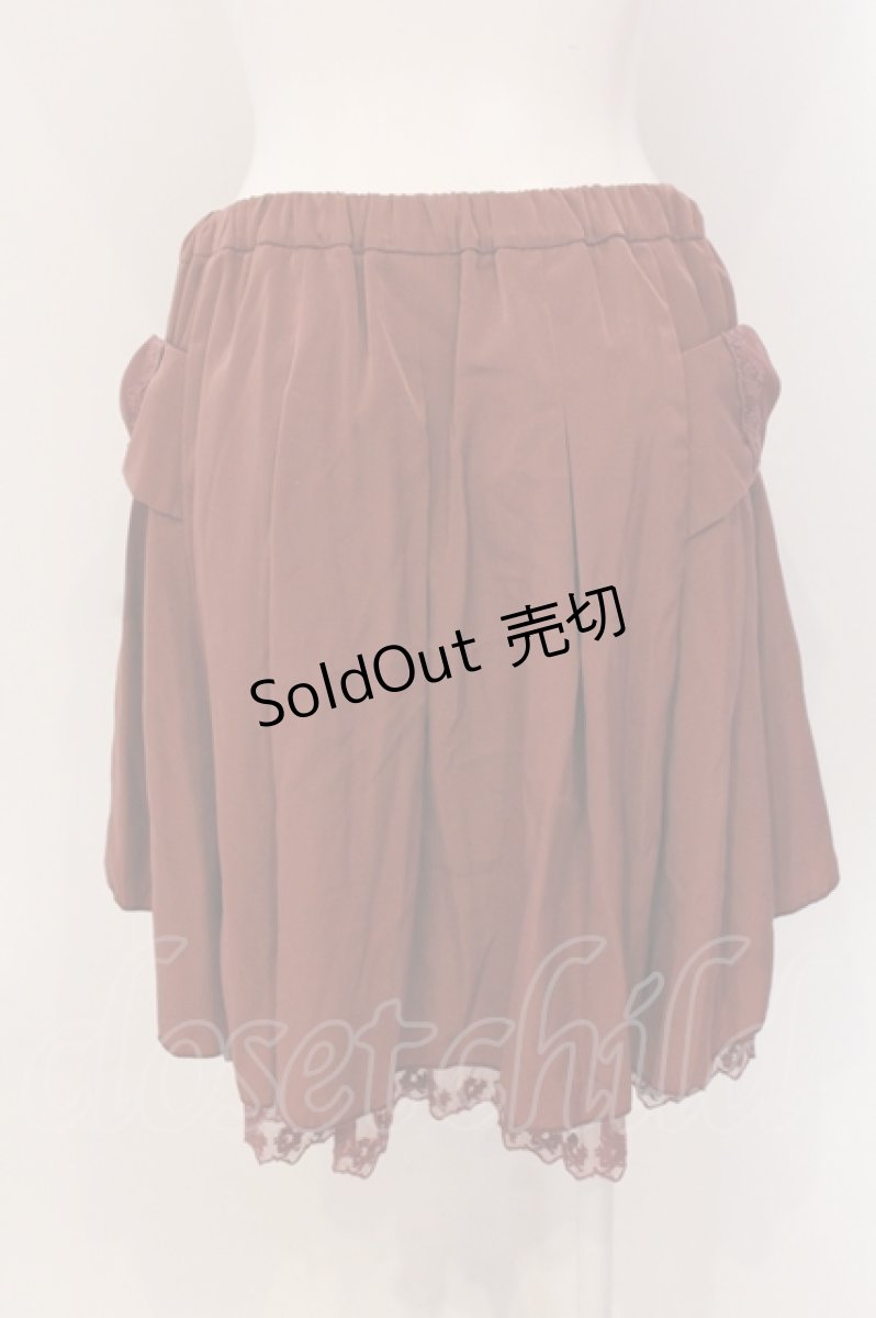 画像3: 【SALE】axes femme / サイドリボンスカート M ピンク O-25-05-19-046-AX-SK-OW-ZT226 (3)