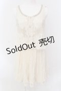 axes femme / レイヤード風レースチュニック M キナリ O-25-05-19-005-AX-OP-OW-OS