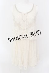 axes femme / レイヤード風レースチュニック M キナリ O-25-05-19-005-AX-OP-OW-OS