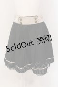 axes femme / ライン入りタックスカート M クロ×キナリ O-25-05-19-052-AX-SK-OW-OS