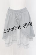 axes femme / フリルフレアスカート M ミントブルー O-25-05-19-053-AX-SK-OW-OS