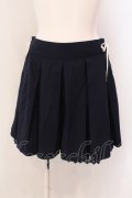 axes femme / サイドレースアップキュロット M ネイビー O-25-05-19-059-AX-SK-OW-OS