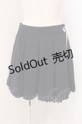 axes femme / サイドレースアップキュロット M ネイビー O-25-05-19-059-AX-SK-OW-OS
