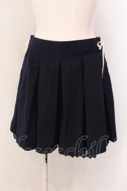画像1: axes femme / サイドレースアップキュロット M ネイビー O-25-05-19-059-AX-SK-OW-OS