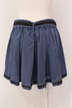 画像2: axes femme / はしごレース使いキュロット M アオ O-25-05-19-060-AX-SK-OW-OS