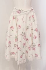 mellfy memory / Hug me Sweet Rose スカート S LONG シロ O-25-05-19-066-LO-SK-IG-OS