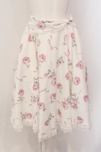mellfy memory / Hug me Sweet Rose スカート S LONG シロ O-25-05-19-066-LO-SK-IG-OS