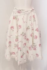 画像1: mellfy memory / Hug me Sweet Rose スカート S LONG シロ O-25-05-19-066-LO-SK-IG-ZT467 (1)