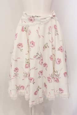 画像1: mellfy memory / Hug me Sweet Rose スカート S LONG シロ O-25-05-19-066-LO-SK-IG-OS