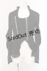 STIGMATA / ガーゼジップジャケット F ブラック O-25-05-19-070-GO-JA-IG-OS