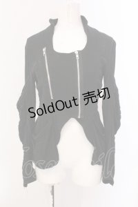 STIGMATA / ガーゼジップジャケット F ブラック O-25-05-19-070-GO-JA-IG-OS