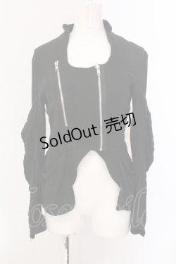 画像1: STIGMATA / ガーゼジップジャケット F ブラック O-25-05-19-070-GO-JA-IG-OS