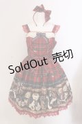 Angelic Pretty / British Bearジャンパースカートセット  アカ O-25-05-19-073-AP-OP-IG-OS