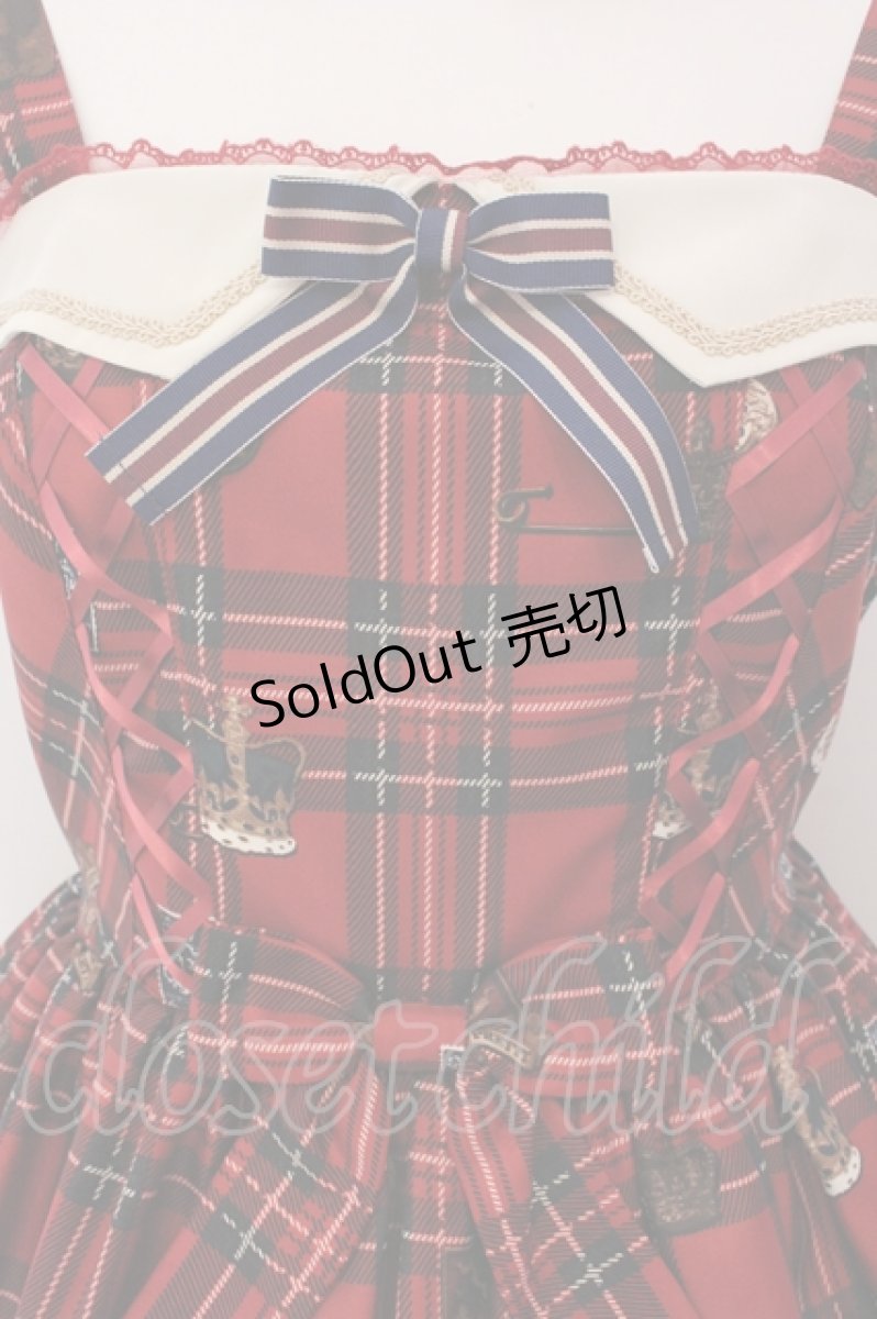 画像3: Angelic Pretty / British Bearジャンパースカートセット  アカ O-25-05-19-073-AP-OP-IG-OS (3)