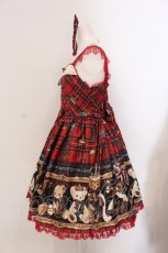 画像5: Angelic Pretty / British Bearジャンパースカートセット  アカ O-25-05-19-073-AP-OP-IG-OS (5)