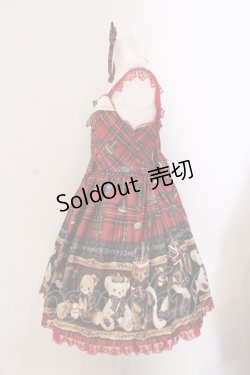 画像5: Angelic Pretty / British Bearジャンパースカートセット  アカ O-25-05-19-073-AP-OP-IG-OS