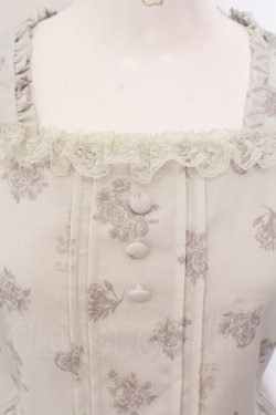 画像2: m petit by misako / NINA'S 花柄スクエアネックワンピース S アイボリー O-25-05-19-076-LO-OP-IG-OS