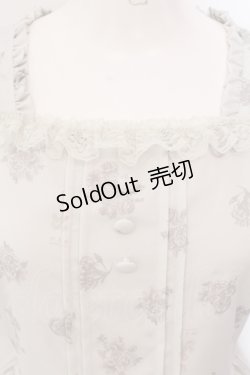 画像2: m petit by misako / NINA'S 花柄スクエアネックワンピース S アイボリー O-25-05-19-076-LO-OP-IG-OS