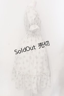 画像3: m petit by misako / NINA'S 花柄スクエアネックワンピース S アイボリー O-25-05-19-076-LO-OP-IG-OS
