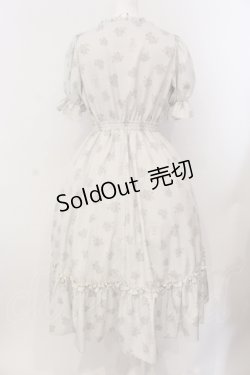 画像4: m petit by misako / NINA'S 花柄スクエアネックワンピース S アイボリー O-25-05-19-076-LO-OP-IG-OS