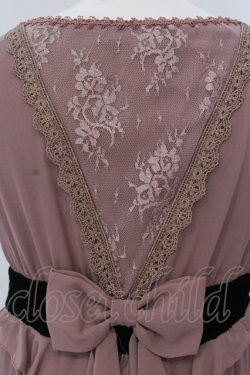 画像3: axes femme / 後ろラッフルフリルワンピース M ピンクベージュ O-25-05-19-008-AX-TO-OW-OS