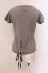 画像1: Jean Paul GAULTIER FEMME / バックレースアップTシャツ 40 グレー O-25-05-19-089-LO-TO-IG-OS (1)