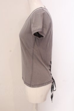 画像2: Jean Paul GAULTIER FEMME / バックレースアップTシャツ 40 グレー O-25-05-19-089-LO-TO-IG-OS