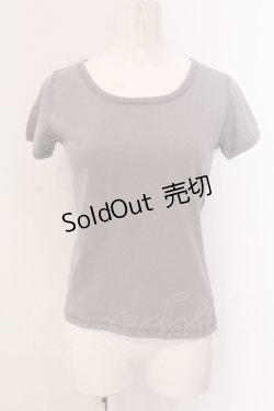 画像3: Jean Paul GAULTIER FEMME / バックレースアップTシャツ 40 グレー O-25-05-19-089-LO-TO-IG-OS