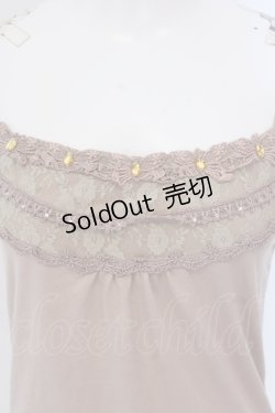 画像2: axes femme / ビジュー＆レース使いキャミソール M ピンク O-25-05-19-011-AX-TO-OW-OS