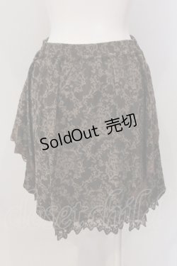 画像2: axes femme / イレギュラーフリルジャガードスカート M ブラウン O-25-05-19-022-AX-SK-OW-OS