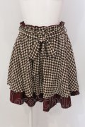 axes femme / リバーシブルスカート M ベージュ×ワイン O-25-05-19-024-AX-SK-OW-OS