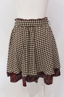 画像2: axes femme / リバーシブルスカート M ベージュ×ワイン O-25-05-19-024-AX-SK-OW-OS