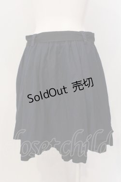 画像2: axes femme / バイカラーフリルスカート M ネイビー×クロ O-25-05-19-029-AX-SK-OW-ZI