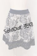 axes femme / ローズオパールフレアスカート M ネイビー O-25-05-19-032-AX-SK-OW-OS
