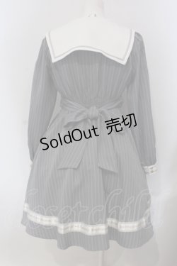 画像4: Amavel / Message Ribbon スクエアセーラーワンピース F グレー O-25-05-20-005-CA-OP-OW-OS