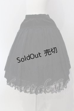 画像3: MIHO MATSUDA / クラウンスカルシフォンスカート M ブラック O-25-05-20-006-GO-SK-OW-OS