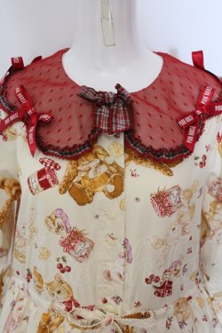 画像2: PINK HOUSE / Animal Happy Jamプリントワンピース  オフ O-25-05-20-013-LO-OP-OW-OS
